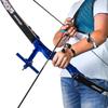Upgraded 6 Inch Archery Recurve Bow Sight, SOOHUPET Accessories T Shape Archery Shooting Target Sight Adjustable Bowsight with Optical Fiber Pin Sight for Target Practice (Blue) view 4