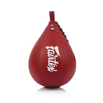 Fairtex SB2 Microfiber Muay Thai Boxing Speed Bag - Red