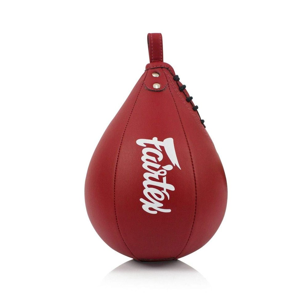 Fairtex SB2 Microfiber Muay Thai Boxing Speed Bag - Red