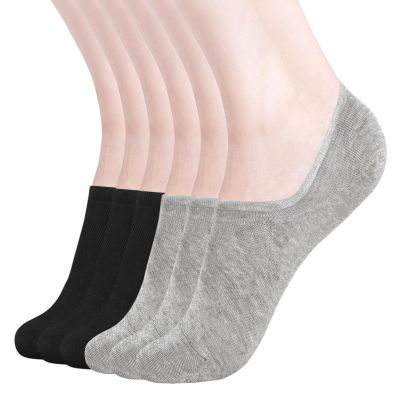 DIBAOLONG Womens No Show Socks Non Slip Flat Boat Line Low Cut Socks 6 Pairs