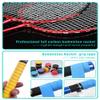 Peak Fits Portable Badminton Net Set,Folding Volleyball Badminton Net,4 Professional Graphite Badminton Racket,8 Racket Grip Tape,4 Shuttlecocks,Family Game,Backyard Sports view 4