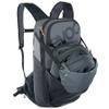 Evoc RIDE 12 bike travel rucksack for trails and other activities (clever pocket management, ventilated with AIR-PAD back padding, incl. 2L HYDRATION BLADDER), Carbon Grey/Black view 4