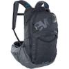 Evoc TRAIL PRO 16l protector backpack for day tours & trail riding (Size: L/XL, LITESHIELD PLUS back protector, extremely lightweight, 3l hydration bladder compartment), Black/Carbon Grey view 1
