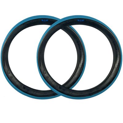 SE Bikes Speedster Beast Mode 27.5 x 3.0 OEM BMX Durable Wire Bead Replacement Dirt Street Bike Tire Bundle (Blue)