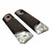 Compatible Replacement for 1911 Colt Full Size Classic Checkered Rosewood Premium Gun Grips Pearl Accent Bonus 4 Gold Screws view 4