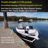 Boat Bungee Dock Line and Boat Winch Strap with Hook view 4