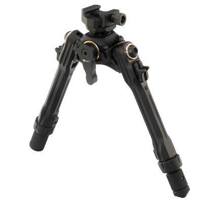 UTG PRO TBNR Bipod, 7""-9"" Center Height, Picatinny, Black (TLUBP02-A)