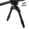 UTG PRO TBNR Bipod, 7""-9"" Center Height, Picatinny, Black (TLUBP02-A) view 3