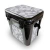 MightySkins Skin Compatible with Yeti Roadie 24 Hard Cooler - Gray Polygon | Protective Viny wrap | Easy to Apply and Change Styles | Made in The USA view 1