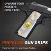 Premium Grips Compatible Replacement for Full Size 1911 Grips Pearl w/Buffalo Nickel Inserts Colt Gov. & Clones Taurus, S&W, Springfield, Rock Island Mother of Pearl view 3