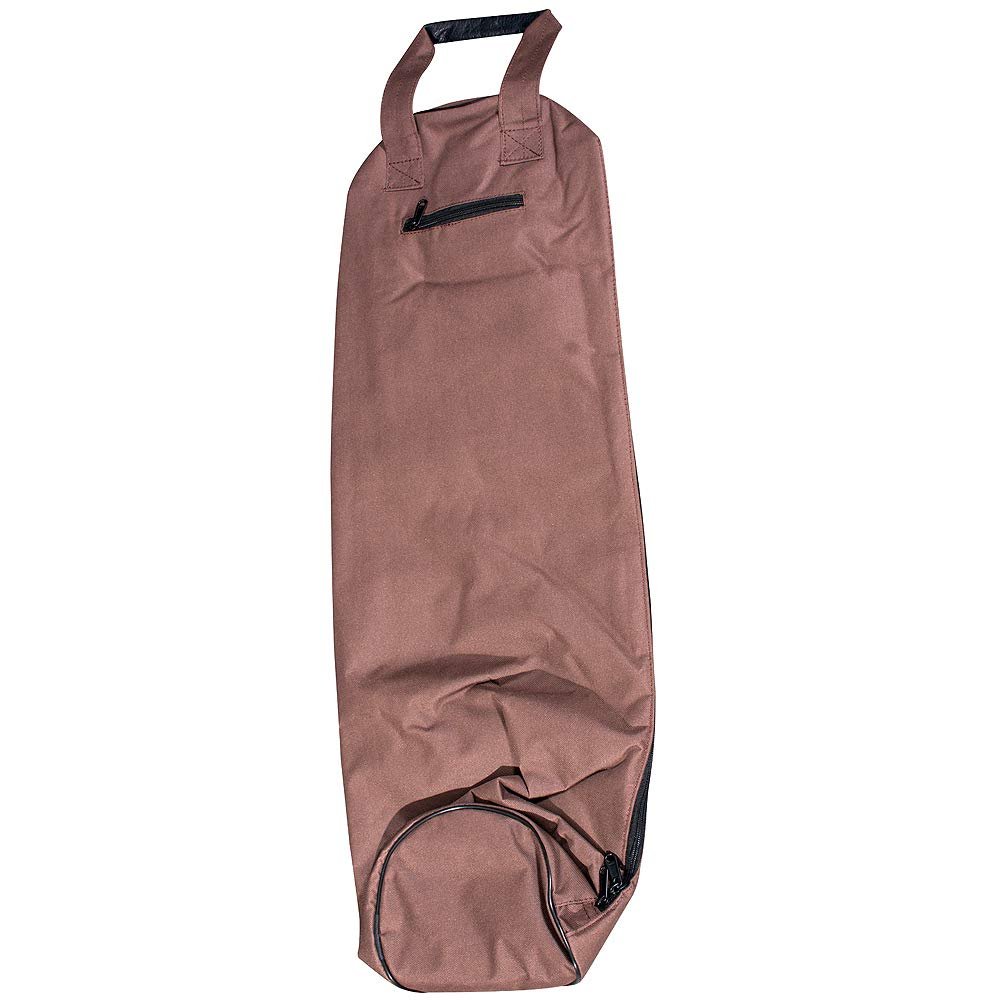 HILASON Horse Nylon Poly Bridle Halter Bag W/Zipper Brown