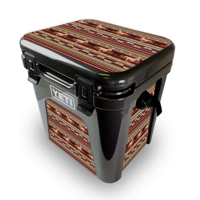 MightySkins Skin Compatible with Yeti Roadie 24 Hard Cooler - Western Horses | Protective Viny wrap | Easy to Apply and Change Styles | Made in The USA