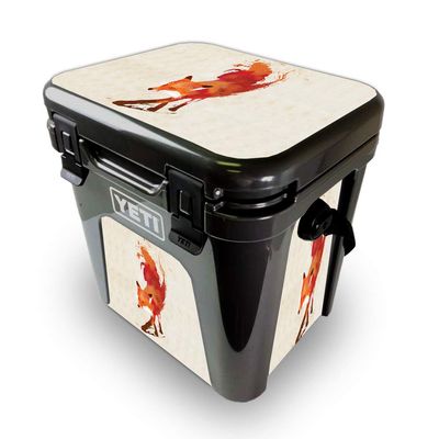 MightySkins Skin Compatible with Yeti Roadie 24 Hard Cooler - Vulpes Fox | Protective Viny wrap | Easy to Apply and Change Style | Made in The USA