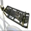 BIRIA Rear Rack, Fixed, Seat Post Rear Rack Mount, Alloy for seatpost Fixation, Black, Capacity of 22 LB, weigh 1 1/4lb view 1