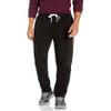 Southpole Men's Active Fleece Open Bottom Sweatpants - Regular and Big & Tall Sizes Black view 1