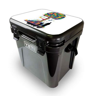 MightySkins Skin Compatible with Yeti Roadie 24 Hard Cooler LID ONLY - Sabotage | Protective Viny wrap | Easy to Apply and Change Style | Made in The USA