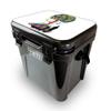 MightySkins Skin Compatible with Yeti Roadie 24 Hard Cooler LID ONLY - Sabotage | Protective Viny wrap | Easy to Apply and Change Style | Made in The USA view 1