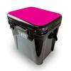 MightySkins Skin Compatible with Yeti Roadie 24 Hard Cooler LID ONLY - Solid Hot Pink | Protective Viny wrap | Easy to Apply and Change Styles | Made in The USA view 1