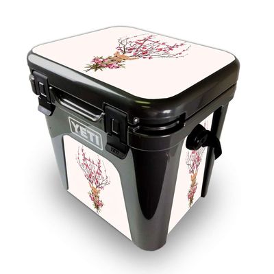 MightySkins Skin Compatible with Yeti Roadie 24 Hard Cooler - Spring Deer | Protective Viny wrap | Easy to Apply and Change Styles | Made in The USA