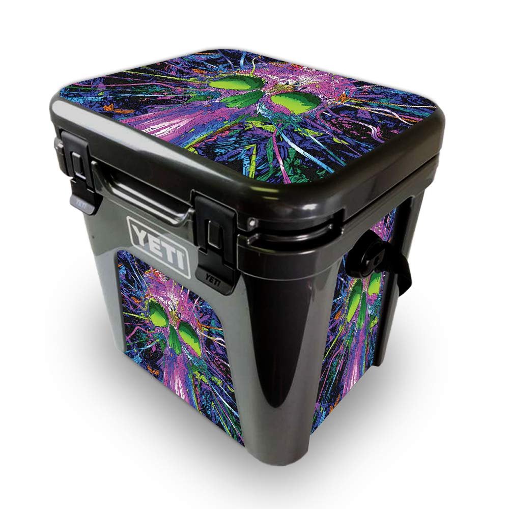 MightySkins Skin Compatible with Yeti Roadie 24 Hard Cooler - Hard Wired | Protective Viny wrap | Easy to Apply and Change Style | Made in The USA