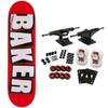 Baker Skateboard Complete Brand Logo Red/White 7.3" x 29.5" Mini view 1
