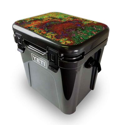 MightySkins Skin Compatible with Yeti Roadie 24 Hard Cooler LID ONLY - Rust | Protective Viny wrap | Easy to Apply and Change Style | Made in The USA
