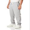 Southpole Men's Active Fleece Open Bottom Sweatpants - Regular and Big & Tall Sizes Heather Grey view 2