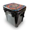 MightySkins Skin Compatible with Yeti Roadie 24 Hard Cooler LID ONLY - Rainbow Kaleidoscope | Protective Viny wrap | Easy to Apply | Made in The USA view 1