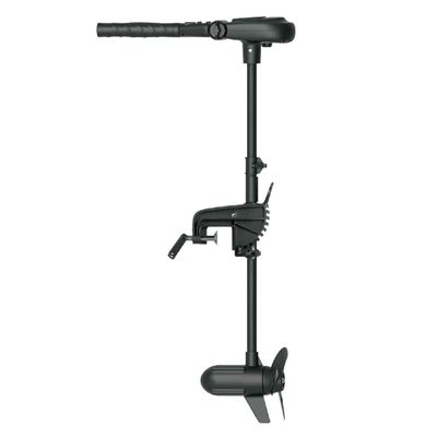 AQUOS Black Haswing 12V 65LBS 35.5inch Shaft Transom Electric Trolling Motor for Fishing, Saltwater and Freshwater Use, Brushless Motor