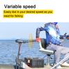 AQUOS Black Haswing 12V 65LBS 35.5inch Shaft Transom Electric Trolling Motor for Fishing, Saltwater and Freshwater Use, Brushless Motor view 3