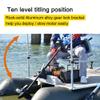 AQUOS Black Haswing 12V 65LBS 35.5inch Shaft Transom Electric Trolling Motor for Fishing, Saltwater and Freshwater Use, Brushless Motor view 4