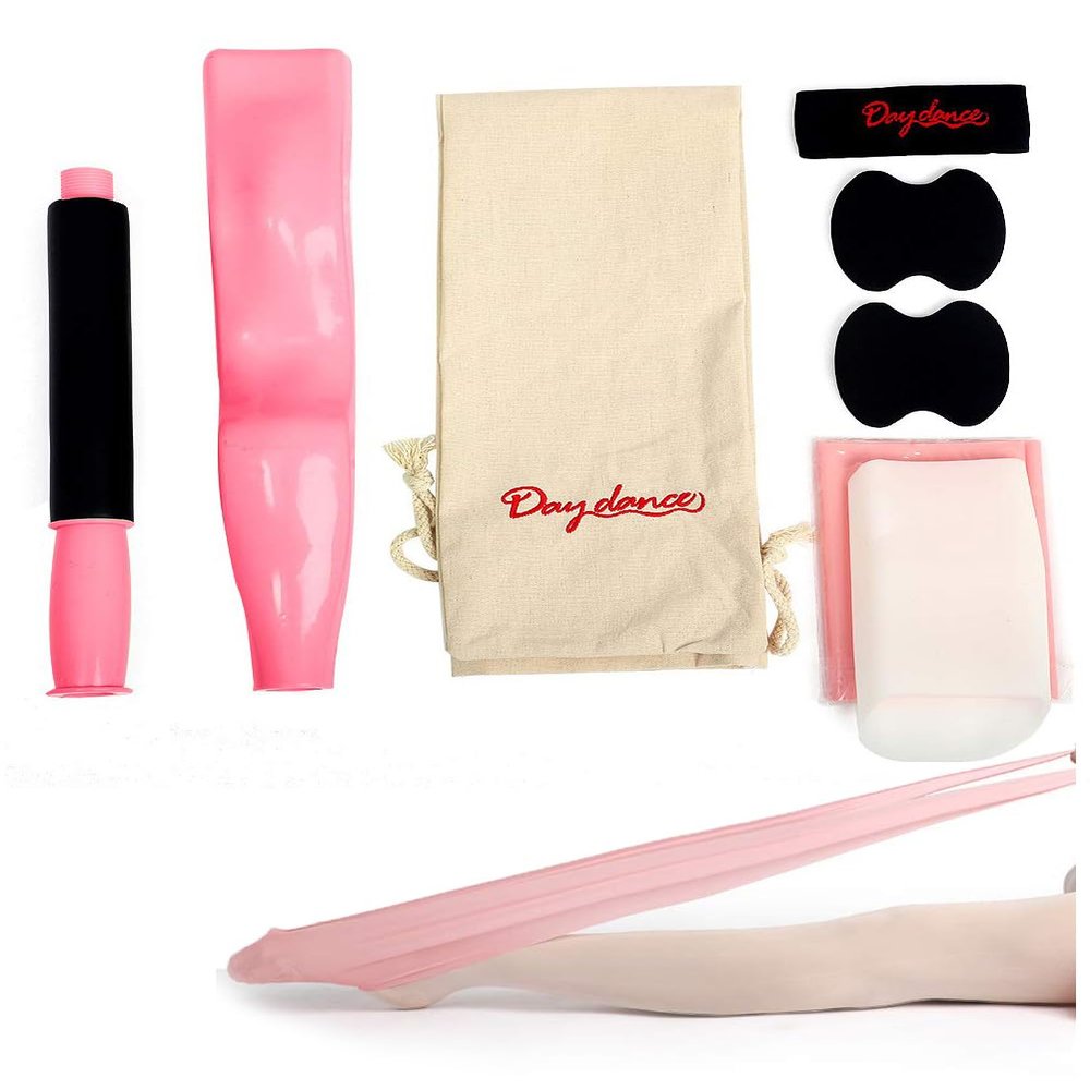 ABS Ballet Foot Stretcher Kit Arch Enhancer for Dancer, Gymnastics, Yoga with Resistance Bands, Pads, Straps