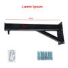 SHIJINHAO Heavy Punch Bag Wall Bracket Wall-Mounted Hook Triangle Load Boom Extension Metal Indoor Home, Black (Color : Black, Size : C-70CM) view 2