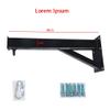 SHIJINHAO Heavy Punch Bag Wall Bracket Wall-Mounted Hook Triangle Load Boom Extension Metal Indoor Home, Black (Color : Black, Size : C-60CM) view 2