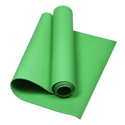 Yoga Mat, 4mm Thick Eco Friendly Non-Slip Fitness Pad, EVA Exercise Pad for Exercise Gym Pilates Glute Bridge, Lightweight Cushioned Fitness Mat Workout Mat Floor Training Exercise Mat - 173x 60cm