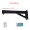 SHIJINHAO Heavy Punch Bag Wall Bracket Wall-Mounted Hook Triangle Load Boom Extension Metal Indoor Home, Black (Color : Black, Size : C-30CM) view 2