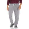 Southpole Men's Active Fleece Open Bottom Sweatpants - Regular and Big & Tall Sizes Heather Grey view 1
