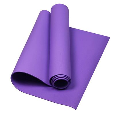 Yoga Mat, 4mm Thick Eco Friendly Non-Slip Fitness Pad, EVA Exercise Pad for Exercise Gym Pilates Glute Bridge, Lightweight Cushioned Fitness Mat Workout Mat Floor Training Exercise Mat - 173x 60cm