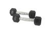 FixtureDisplays Rubber Dumbbell in Pair - with Metal Handles Pair of two 5 lbs Dumbbells 15187-2D view 3