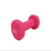FixtureDisplays Neoprene Coated Dumbbell Weights 3 Pound, Single, PINK 15207-3LB-1PC-2D view 3