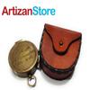 ArtizanStore Not All Those Who Wander are Lost Magnetic Direction Antique Compass-Camping Compass-Graduation Gift view 2