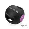 Medicine Balls AGYH with Handle, Solid Gravity Ball in Gym, Boxing Strength Balance Training, Non-Slip Texture, 3KG/4KG/5KG/6KG/7KG/8KG/9KG/10KG (Size : 3kg/6.6lb) view 2