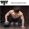 Medicine Balls AGYH with Handle, Solid Gravity Ball in Gym, Boxing Strength Balance Training, Non-Slip Texture, 3KG/4KG/5KG/6KG/7KG/8KG/9KG/10KG (Size : 3kg/6.6lb) view 3