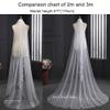 EllieHouse Women's 1 Tier Chapel Wedding Bridal Veil With Comb E90 Ivory view 4