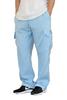 AIRNINE Men's Fleece Cargo Sweatpants Heavyweight S-6XL (Sky Blue, Medium) view 1