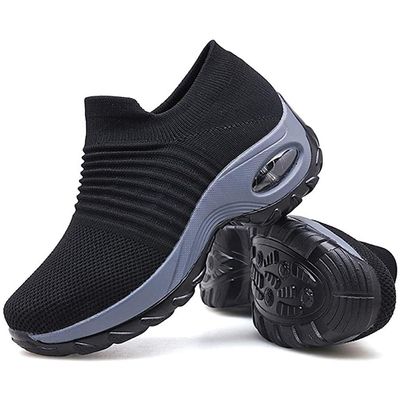 Super Soft Womens Walking Shoes Ladies Soft Comfy Sole Sneakers Sock Shoes