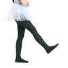 EVERSWE Girls Semi Opaque Footed Tights, Microfiber Tights (11-13, Forest green) view 2