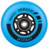 AOWESM Inline Skate Wheels 80mm 76mm 72mm 85a Outdoor Indoor Black Blue Red Roller Hockey Blades Replacement Wheels w/Bearings ABEC-9 and Floating Spacers (4-Pack) (Blue, 80mm) view 2