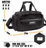 AIRTTUZ Range Bag | Gun Range Duffle Bag for Handguns and Ammo,USA Flag Patch Included. (Black) view 3