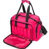AIRTTUZ Range Bag | Gun Range Duffle Bag for Handguns and Ammo,USA Flag Patch Included. (Pink) view 1
